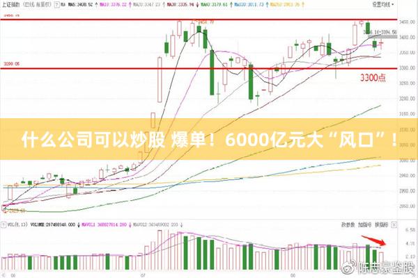 什么公司可以炒股 爆单！6000亿元大“风口”！